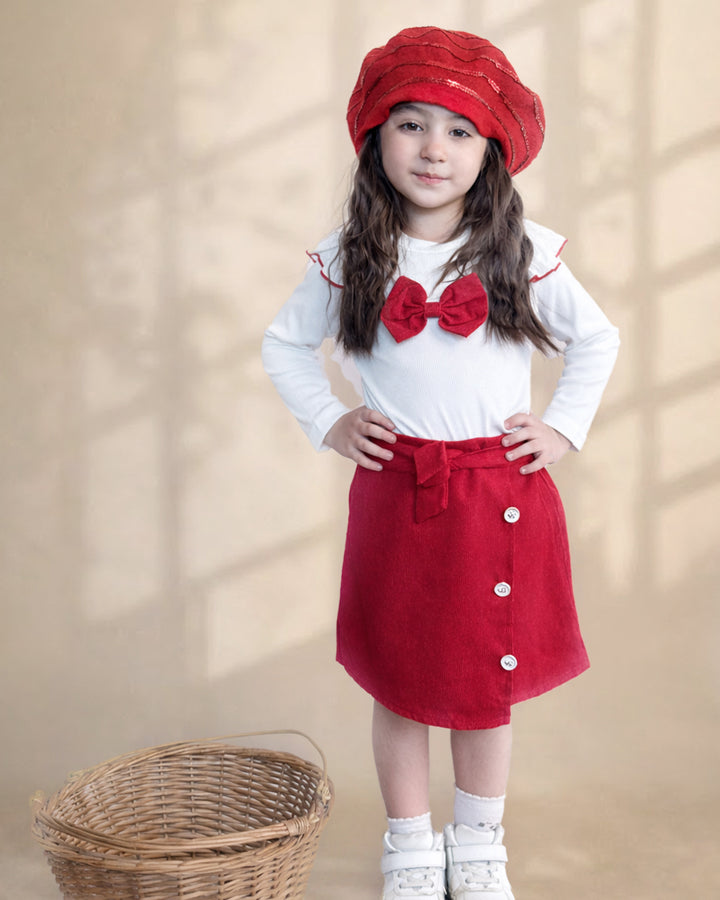 Sweetheart Bow Festive Cord Set