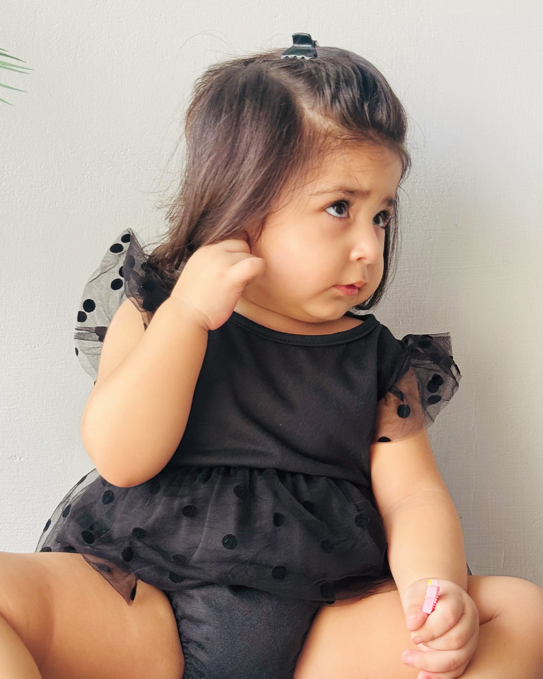 Polka Dot Tulle Romper