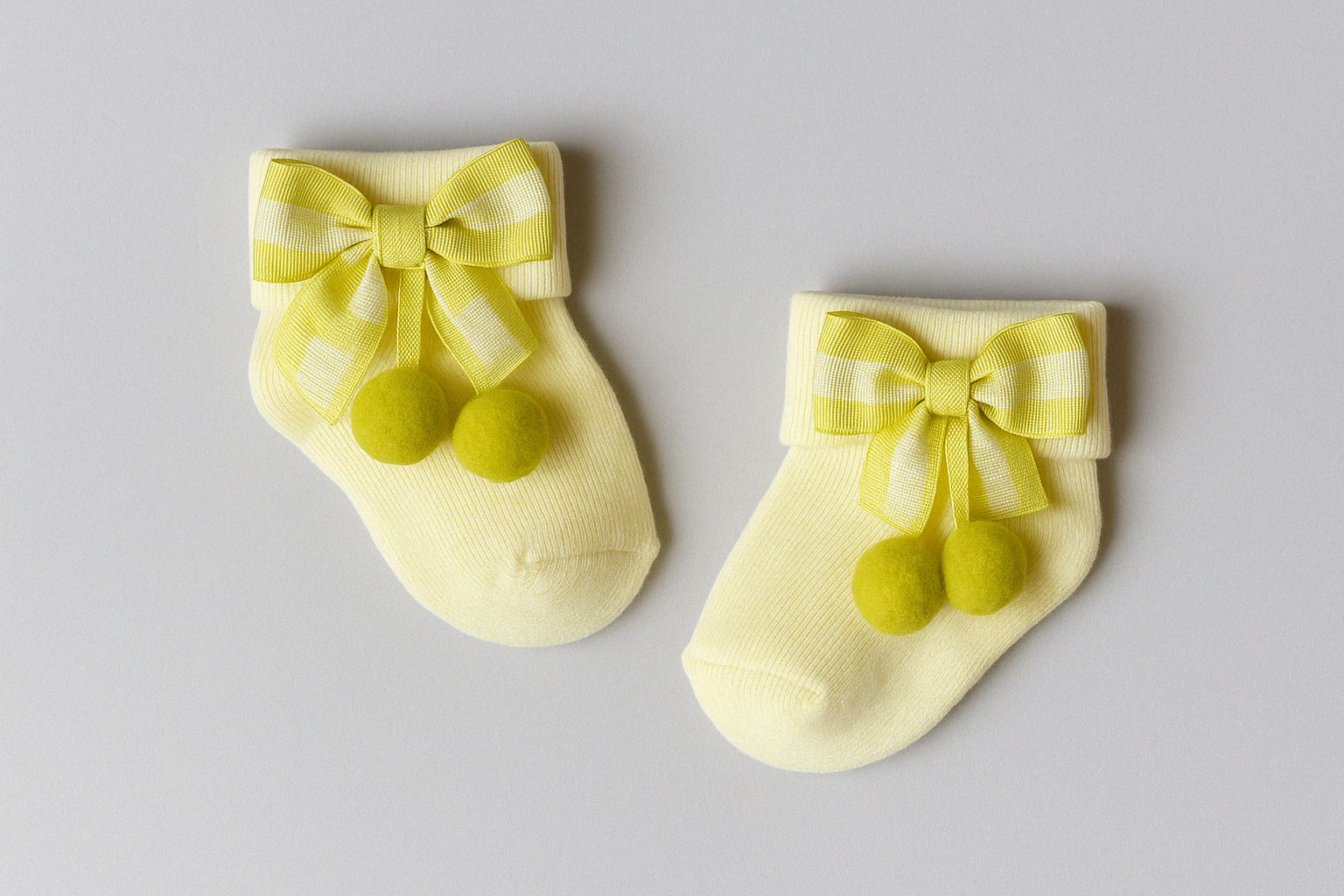 Newborn Cotton Bow Socks