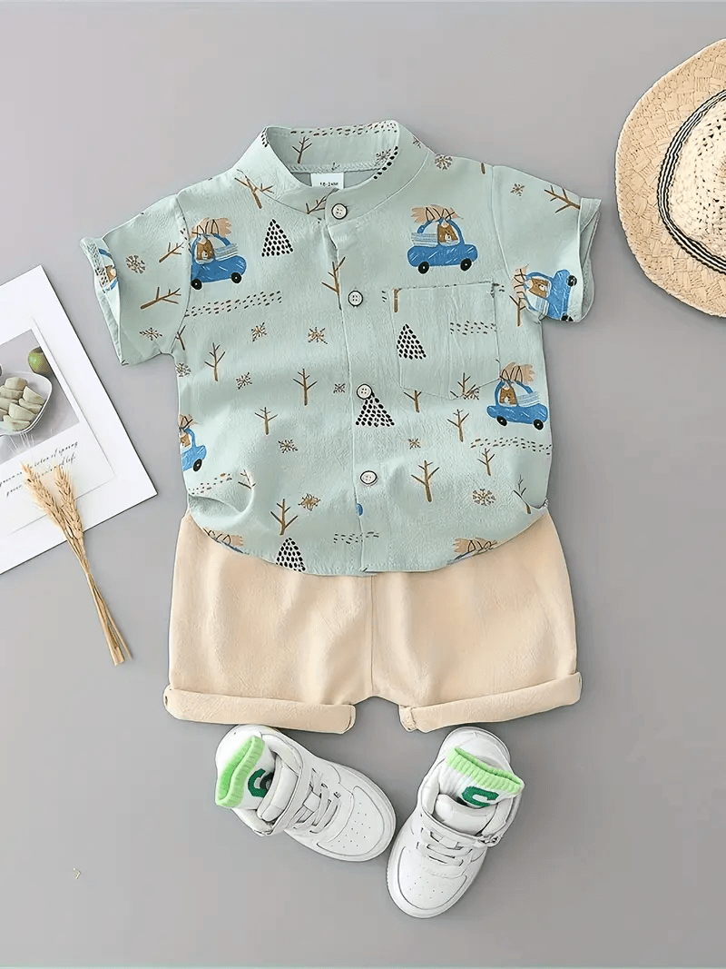 Animal Print Summer Set for Boys