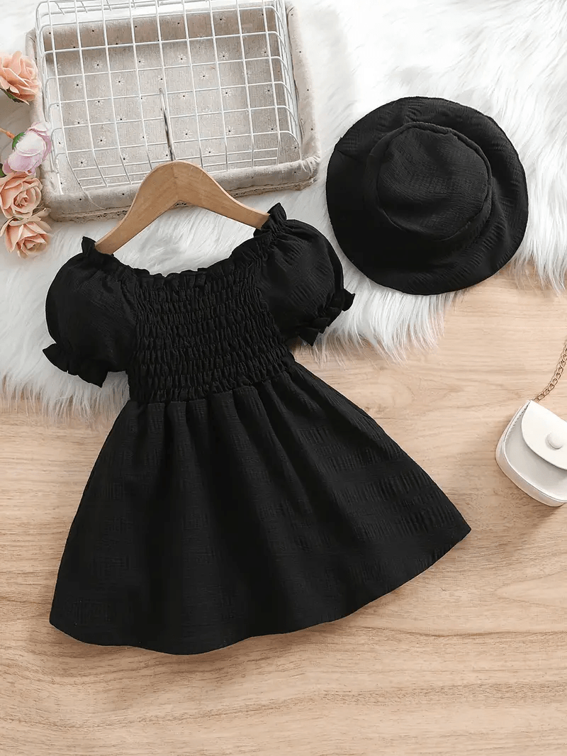 Bubble Sleeve Princess Dress for Girls