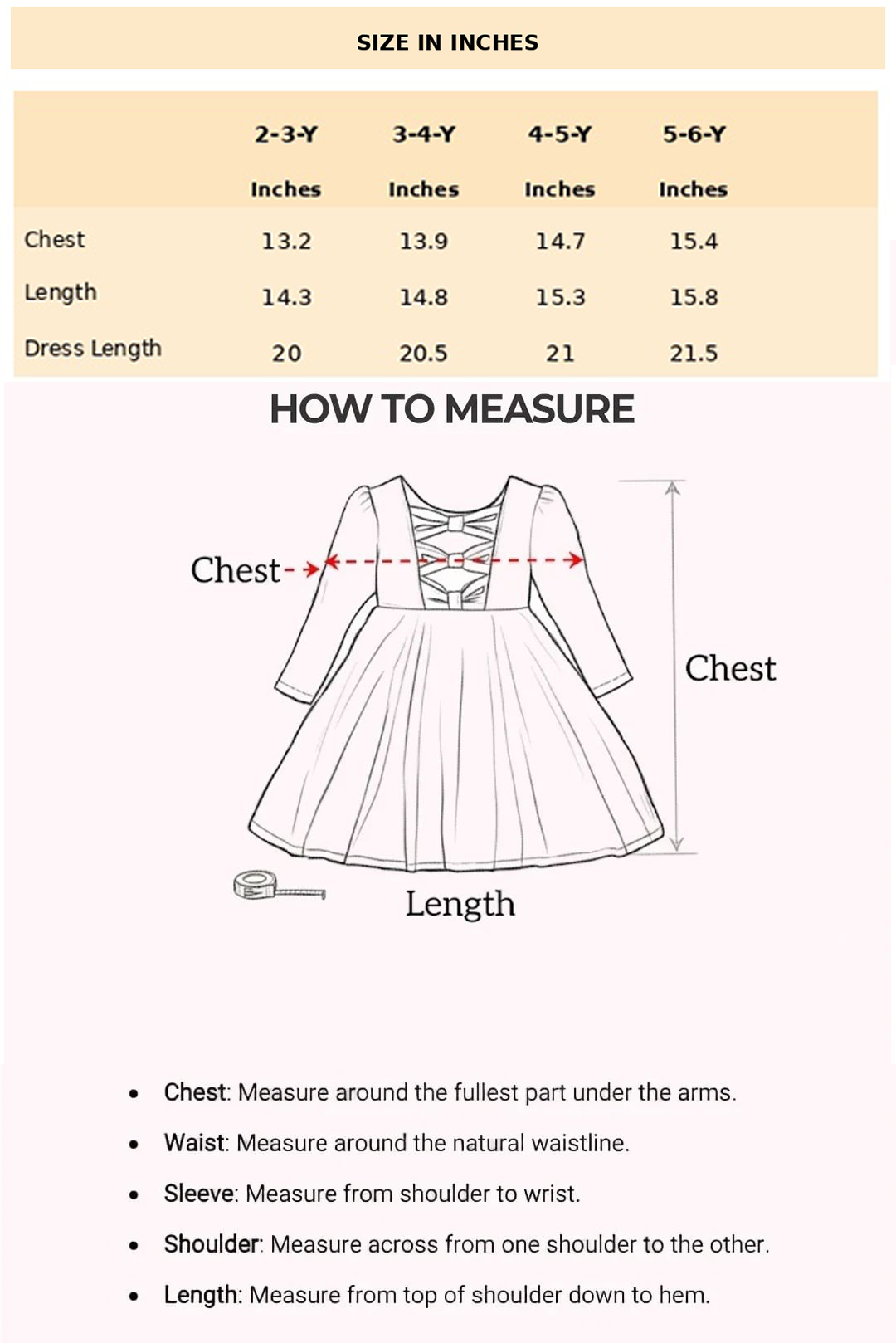 Size Chart for Hana Leopard Print Stylish Set