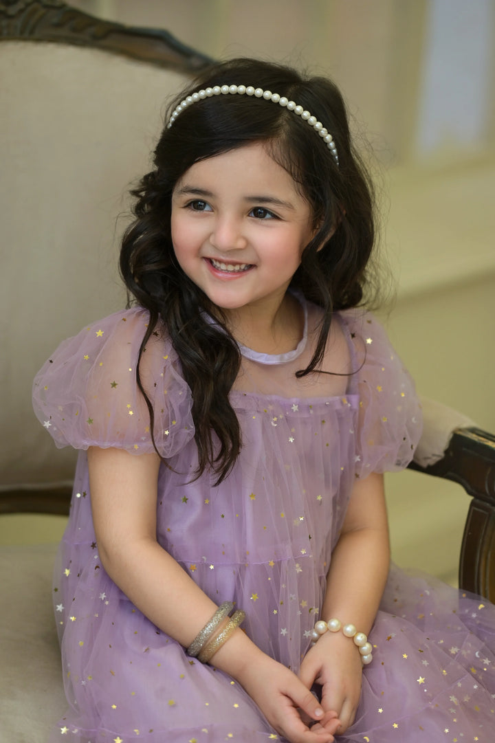 Amaya Sequined Gauze Dress