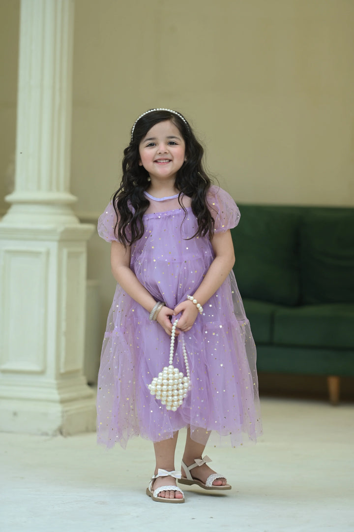 Amaya Sequined Gauze Dress