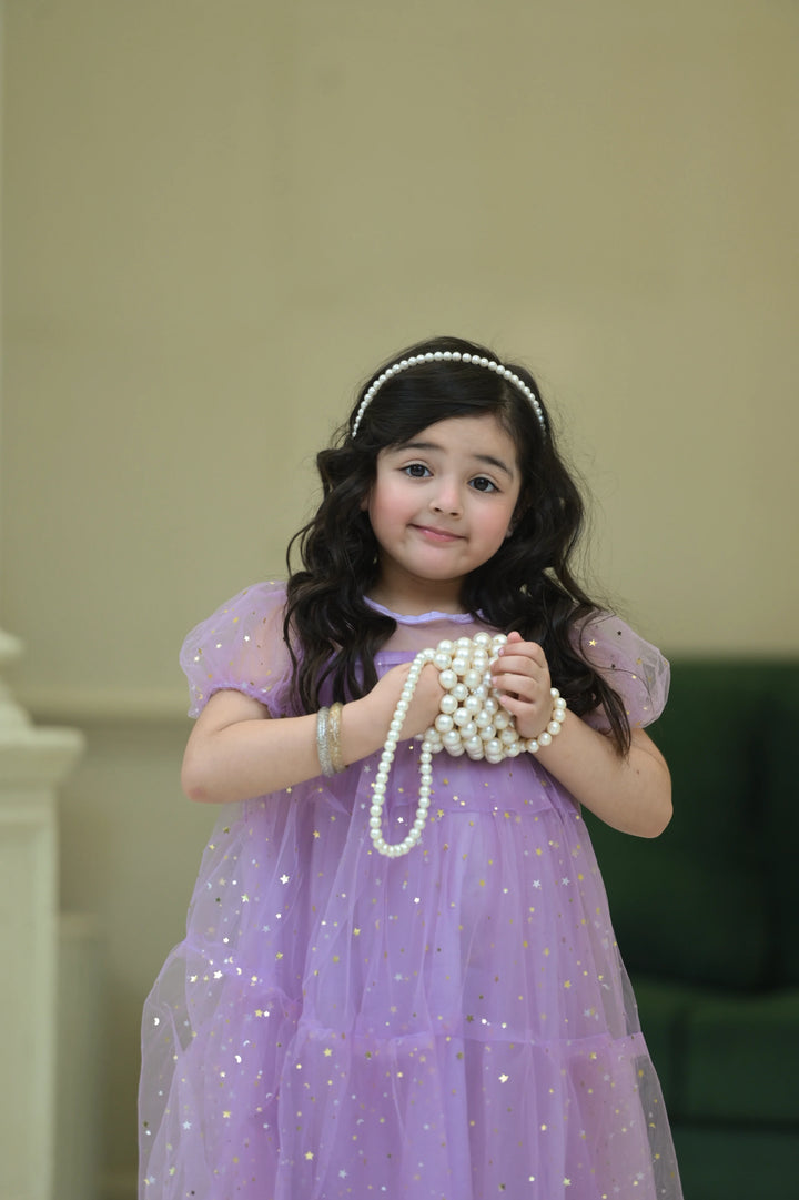 Amaya Sequined Gauze Dress