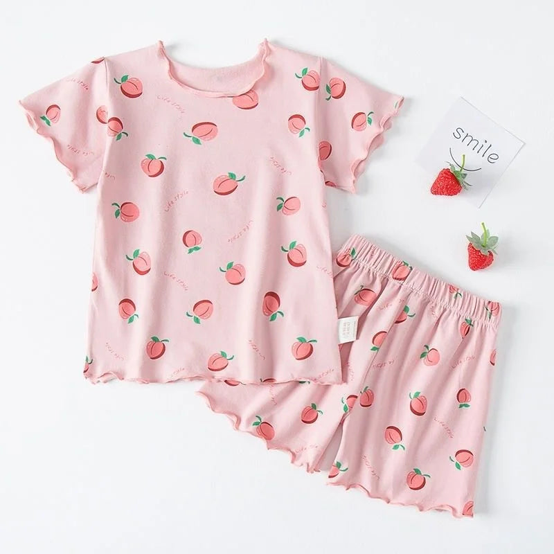Peach Pop T-Shirt & Coordinated Shorts Set