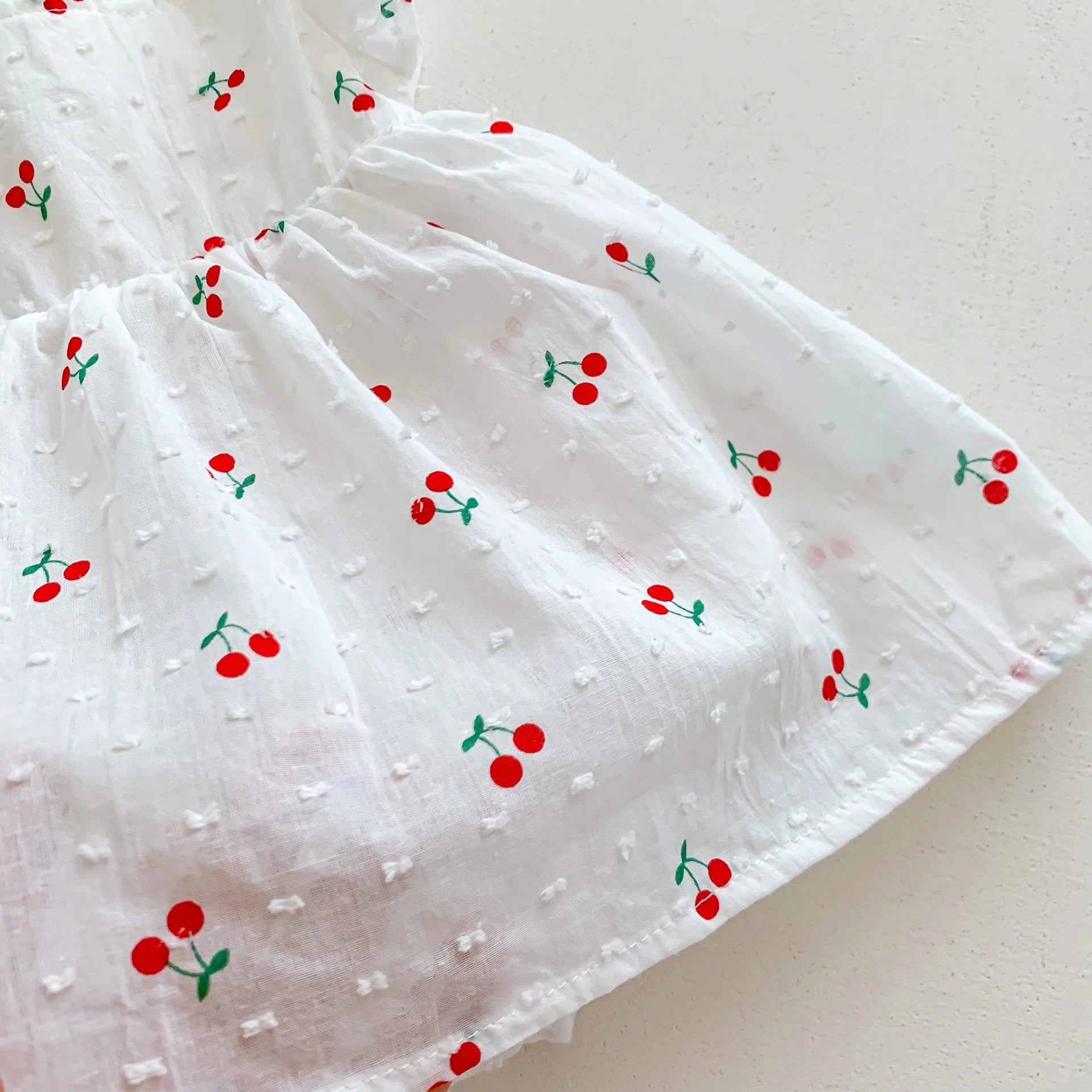 Cherry Pop Bubble Romper