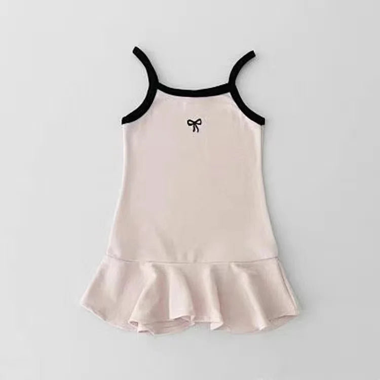 Sleeveless Dress with Ruffles