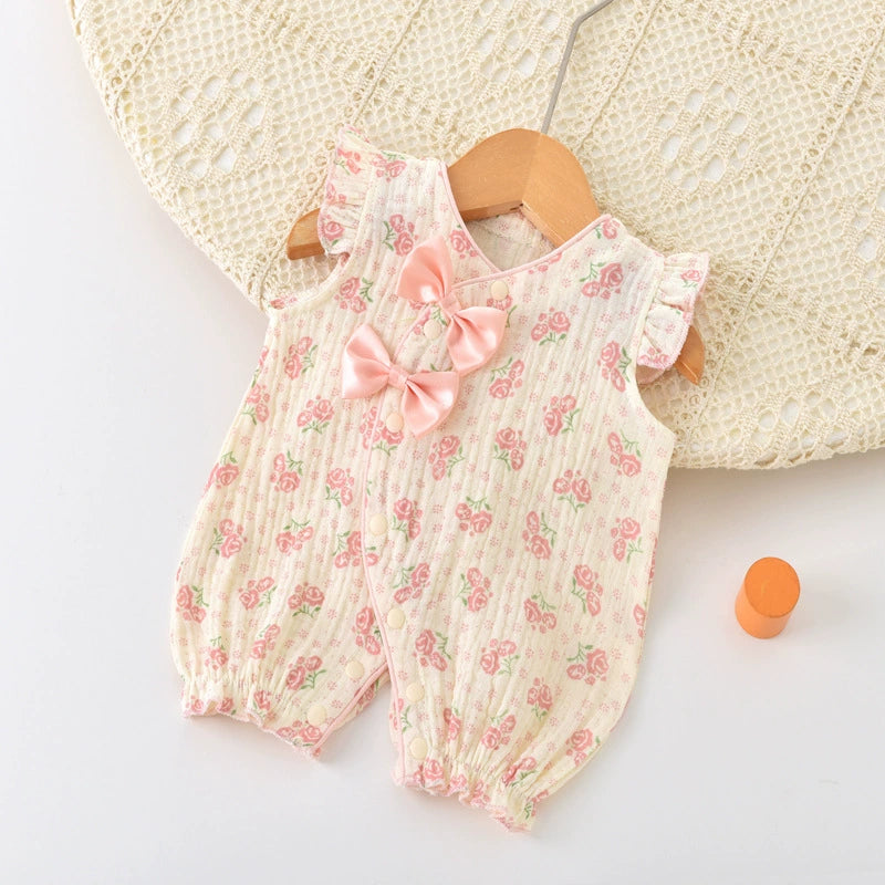 Cotton Muslin Floral Jumpsuit