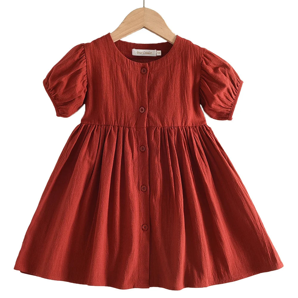 Rustwood Button Dress