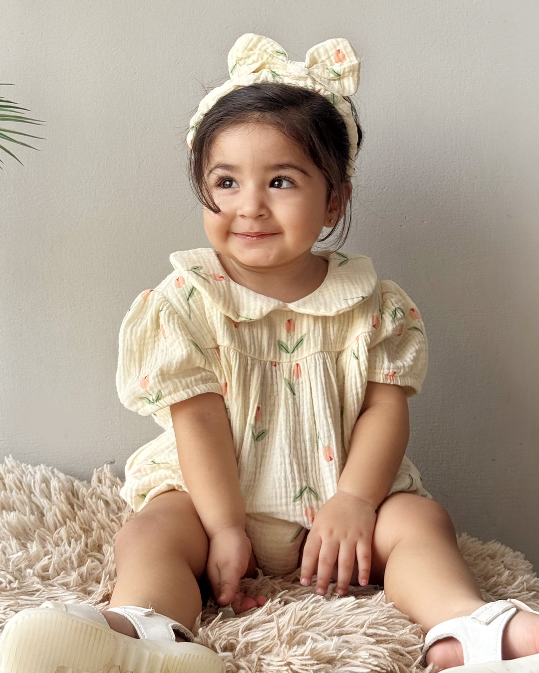 Floral Tulip Summer Romper
