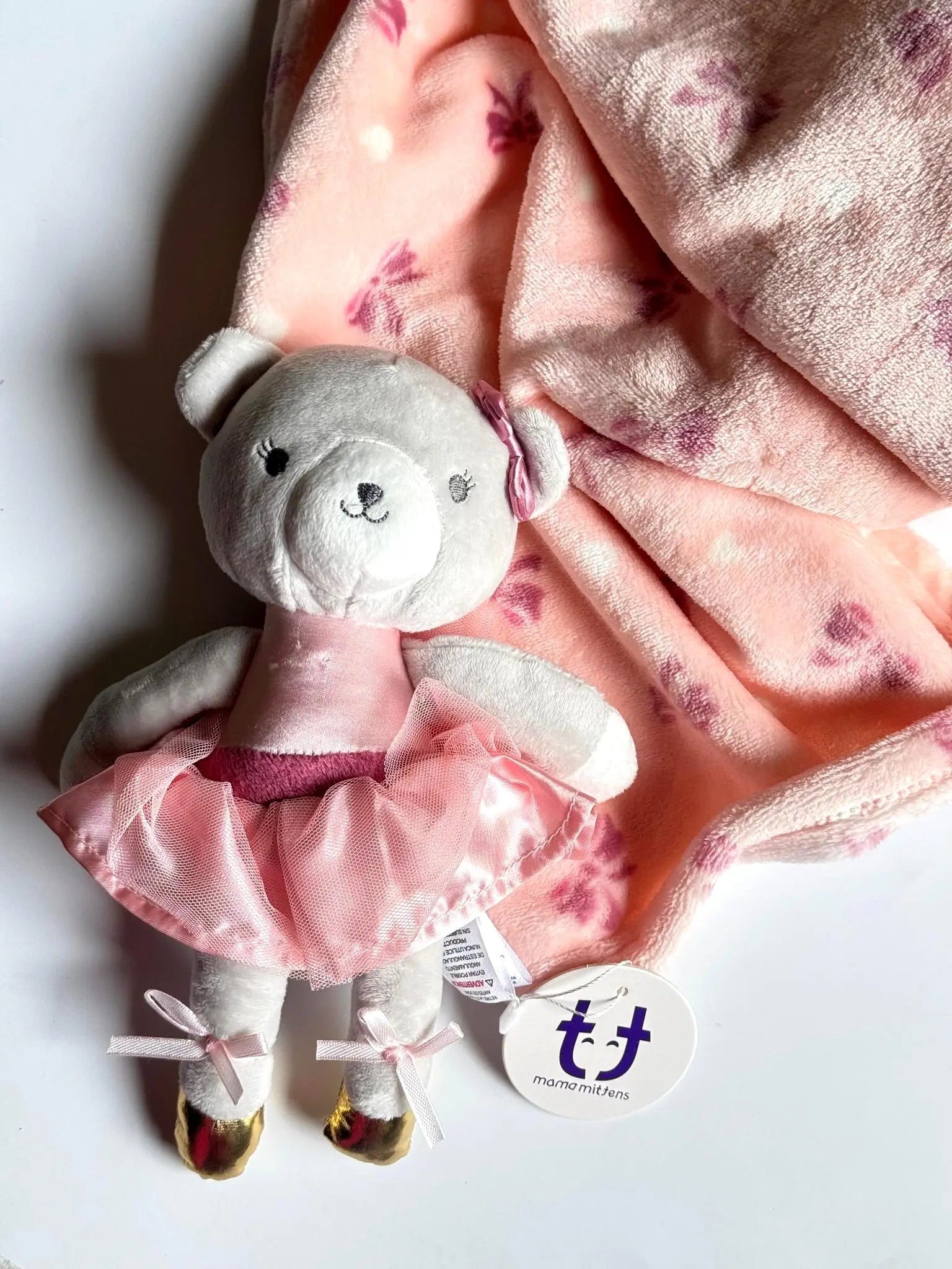 Plush Blanket With Stuff Toy - Bear