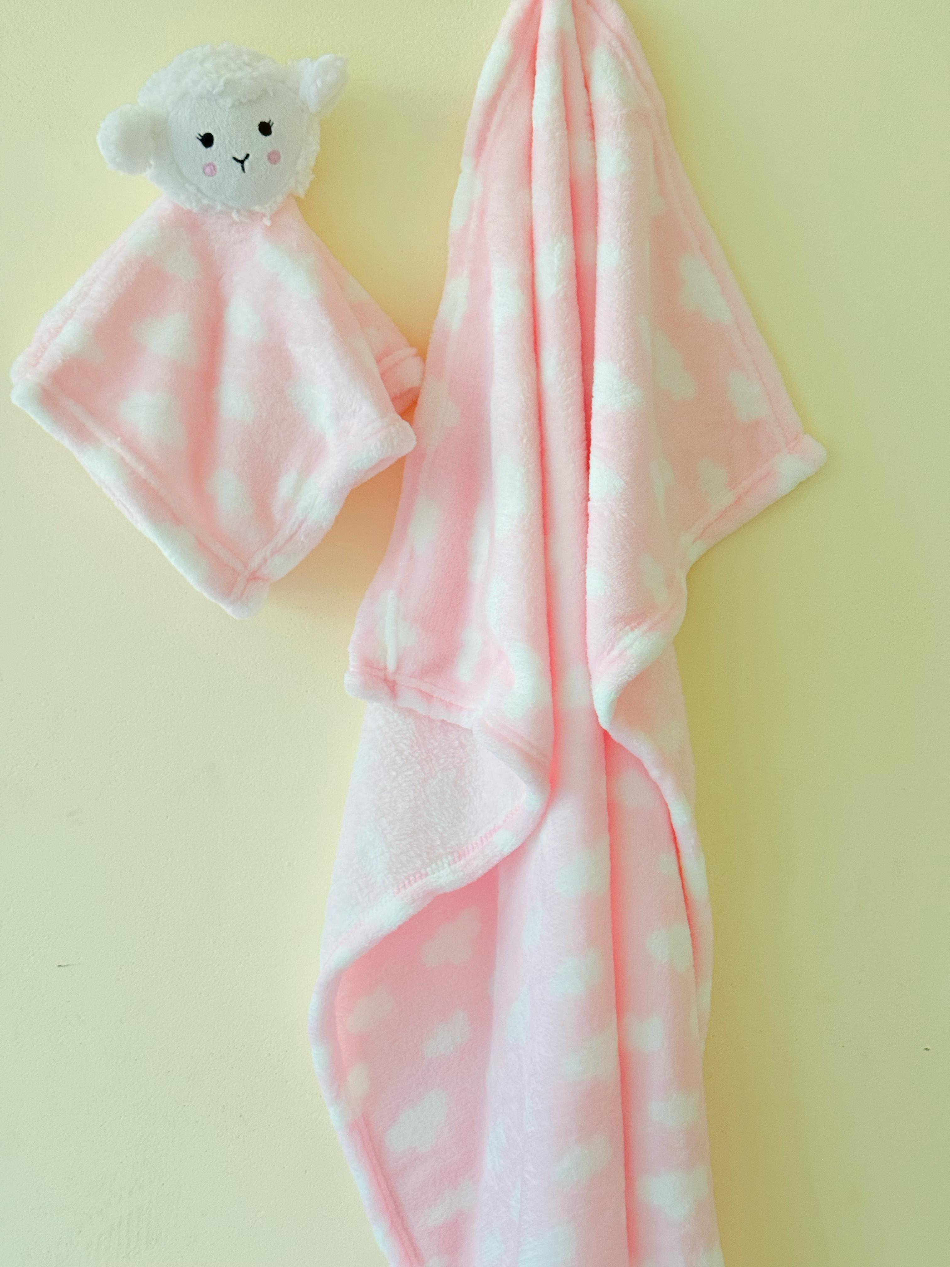 Plush Security Blanket Set-Lamb Sheep