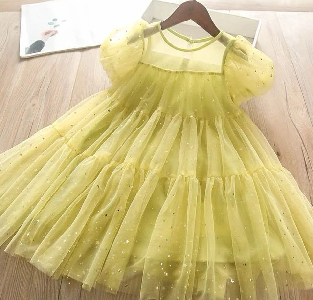 Girls Princess Mesh Dress