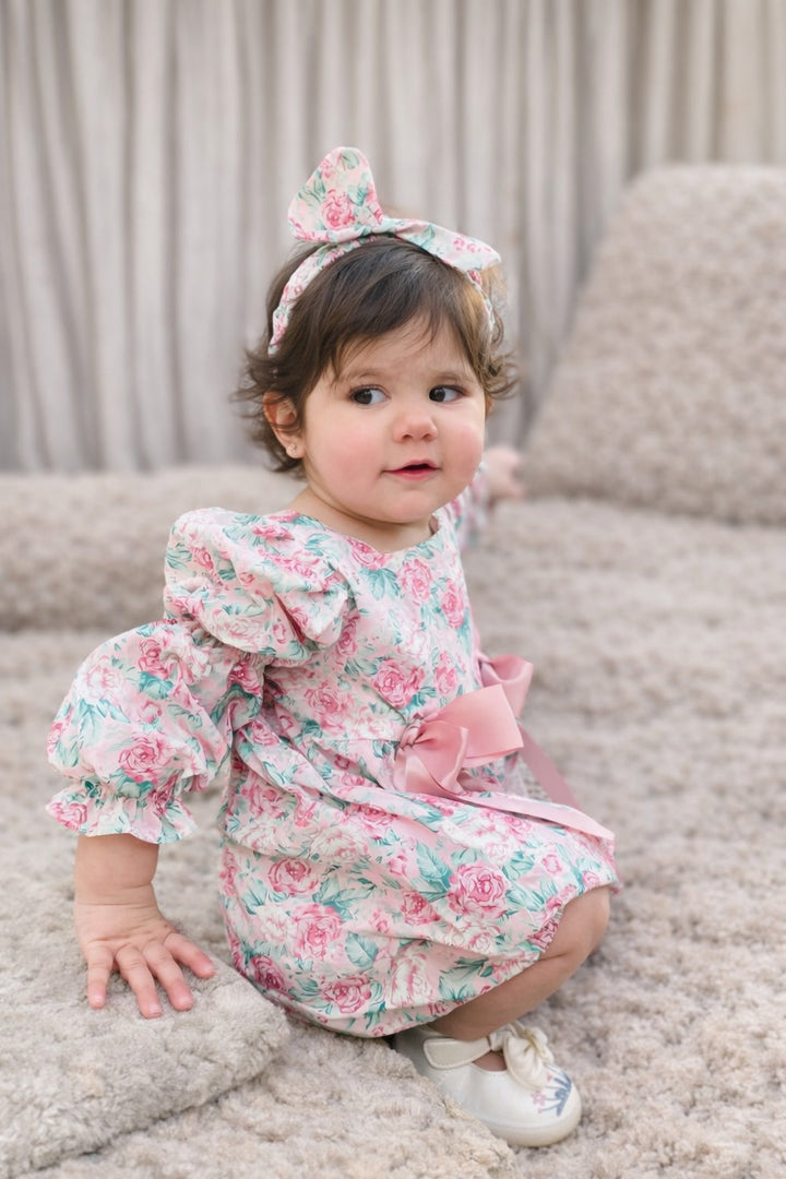 Floral Long Sleeve Headband Set