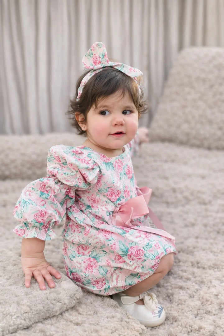 Jessica Floral Romper Dress