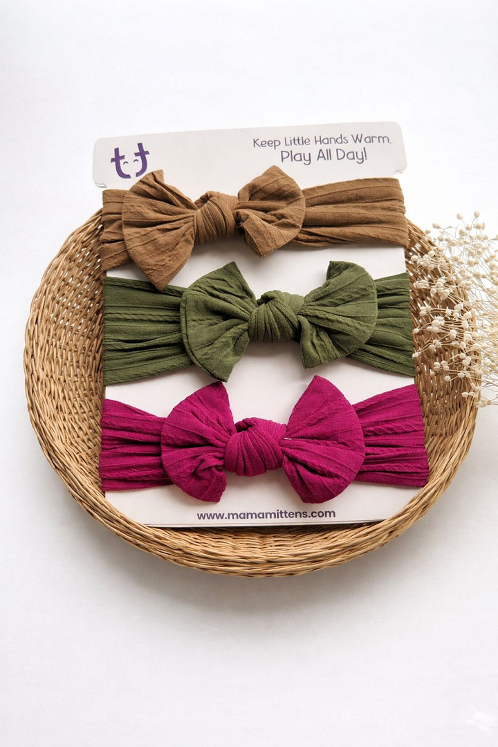 Daphne Bow Headband Set