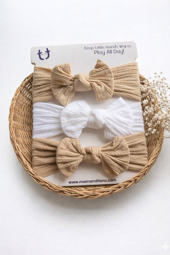 Vanessa Bow Headband Set