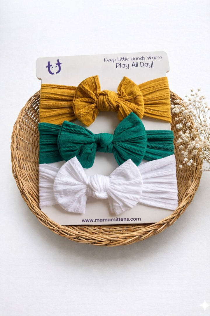 Hailey Bow Headband Set