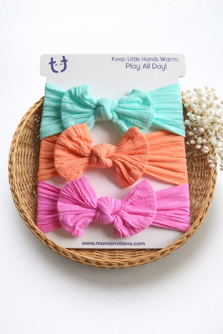Lily Bow Headband Set