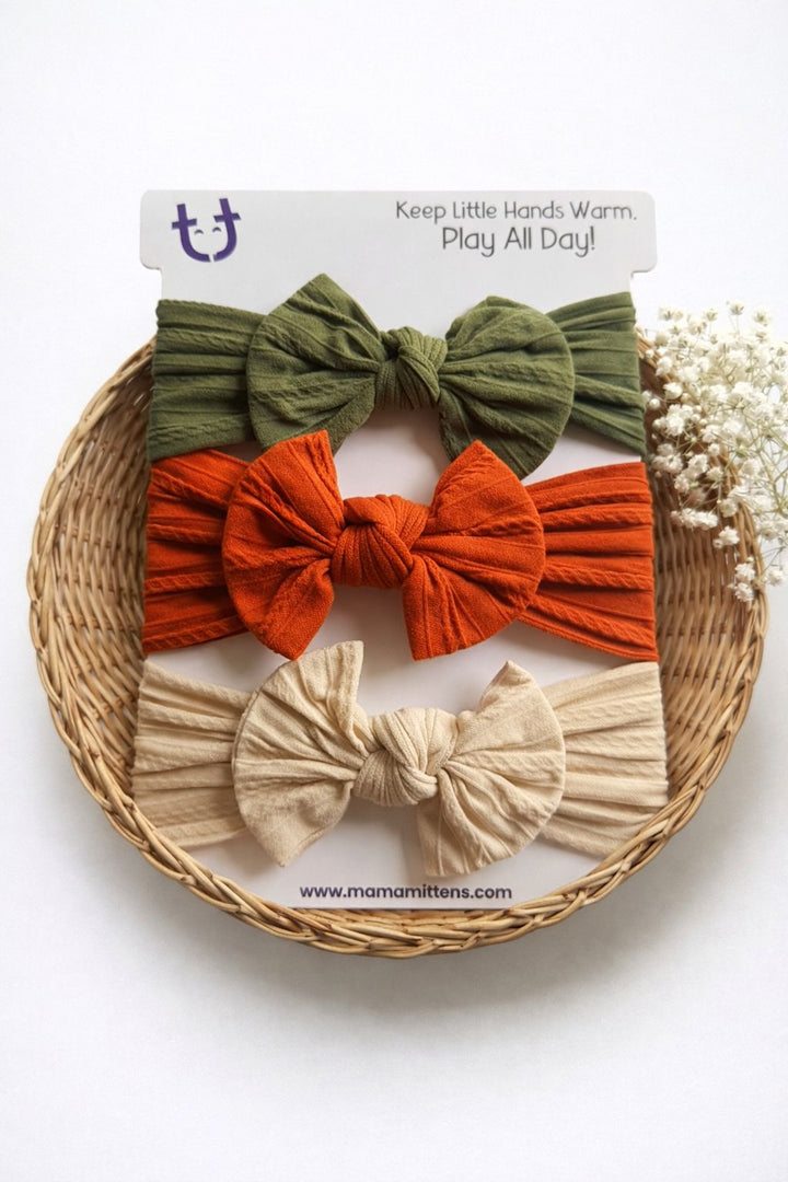 Arya Bow Headband Set