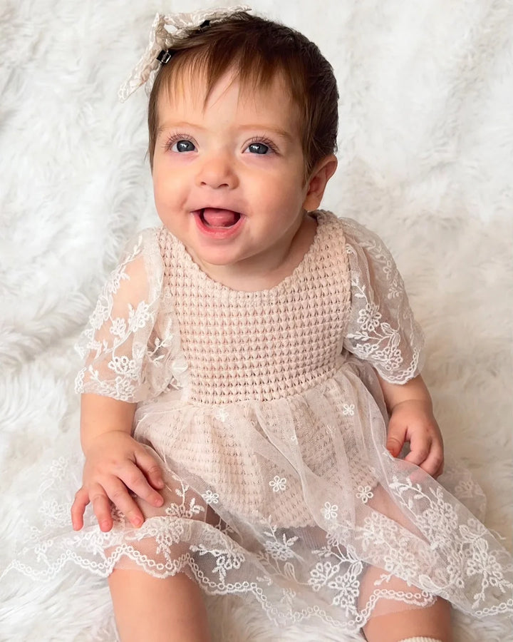 Bella Waffle Romper Dress