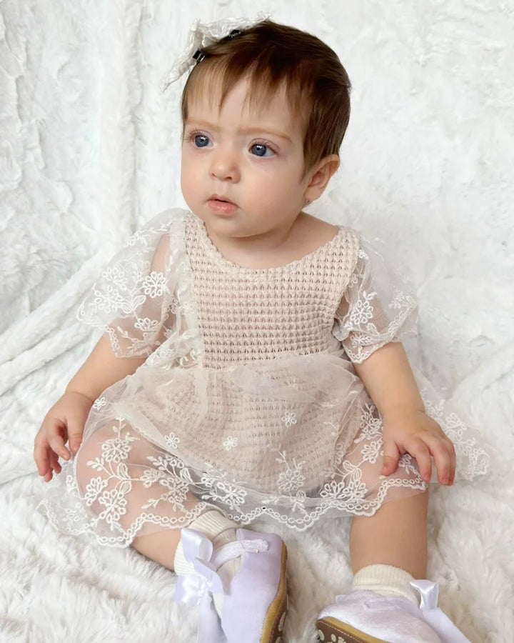 Bella Waffle Romper Dress