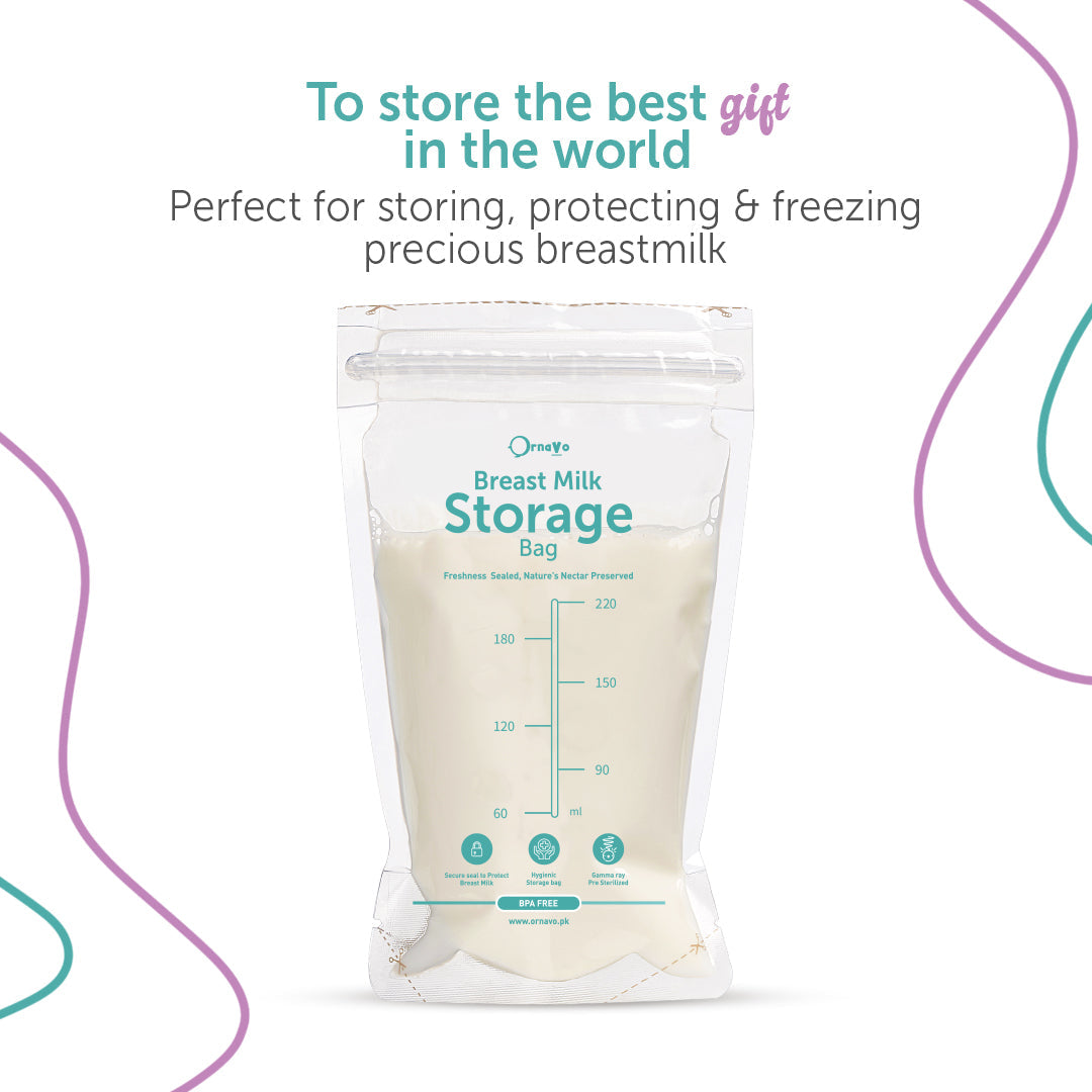 mothers breast milk storage bag