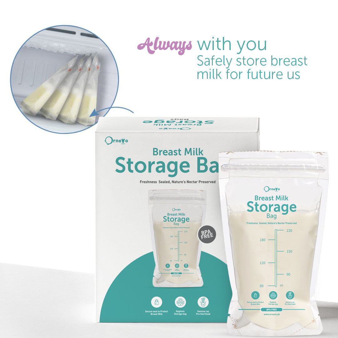 ornavos breast milk storage bag