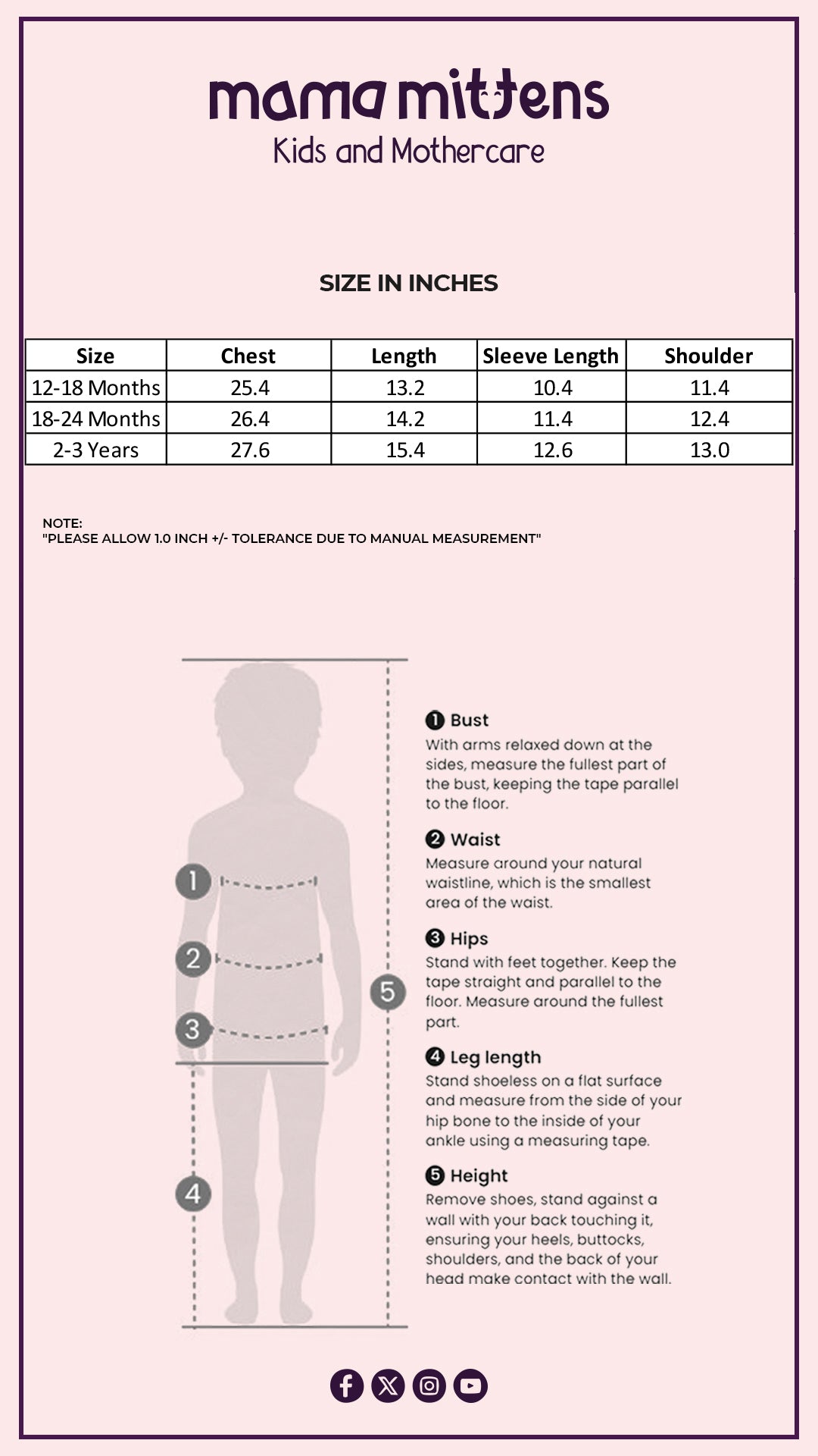 Size Chart for Stadium Star Jacket