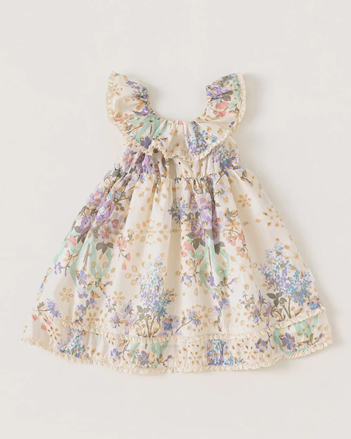 Floral dress on a white background