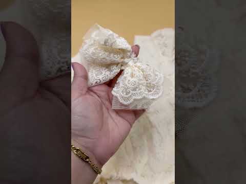 Lace Puff Sleeve Baby Romper with Headband