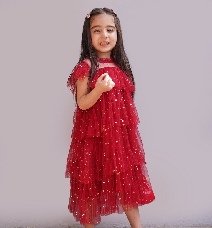 Pink Star Moon Dress