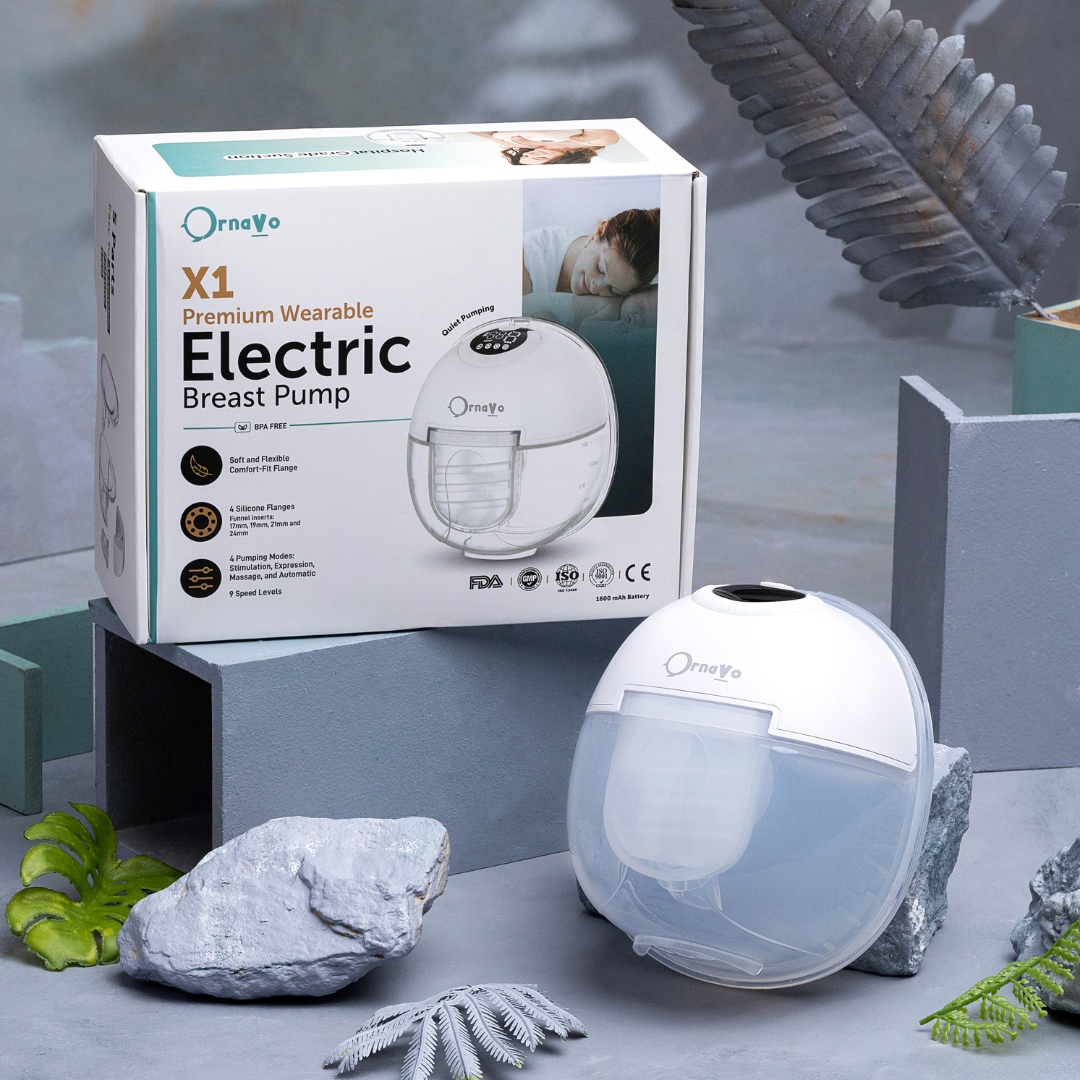 rechageable breast pump by Ornavo