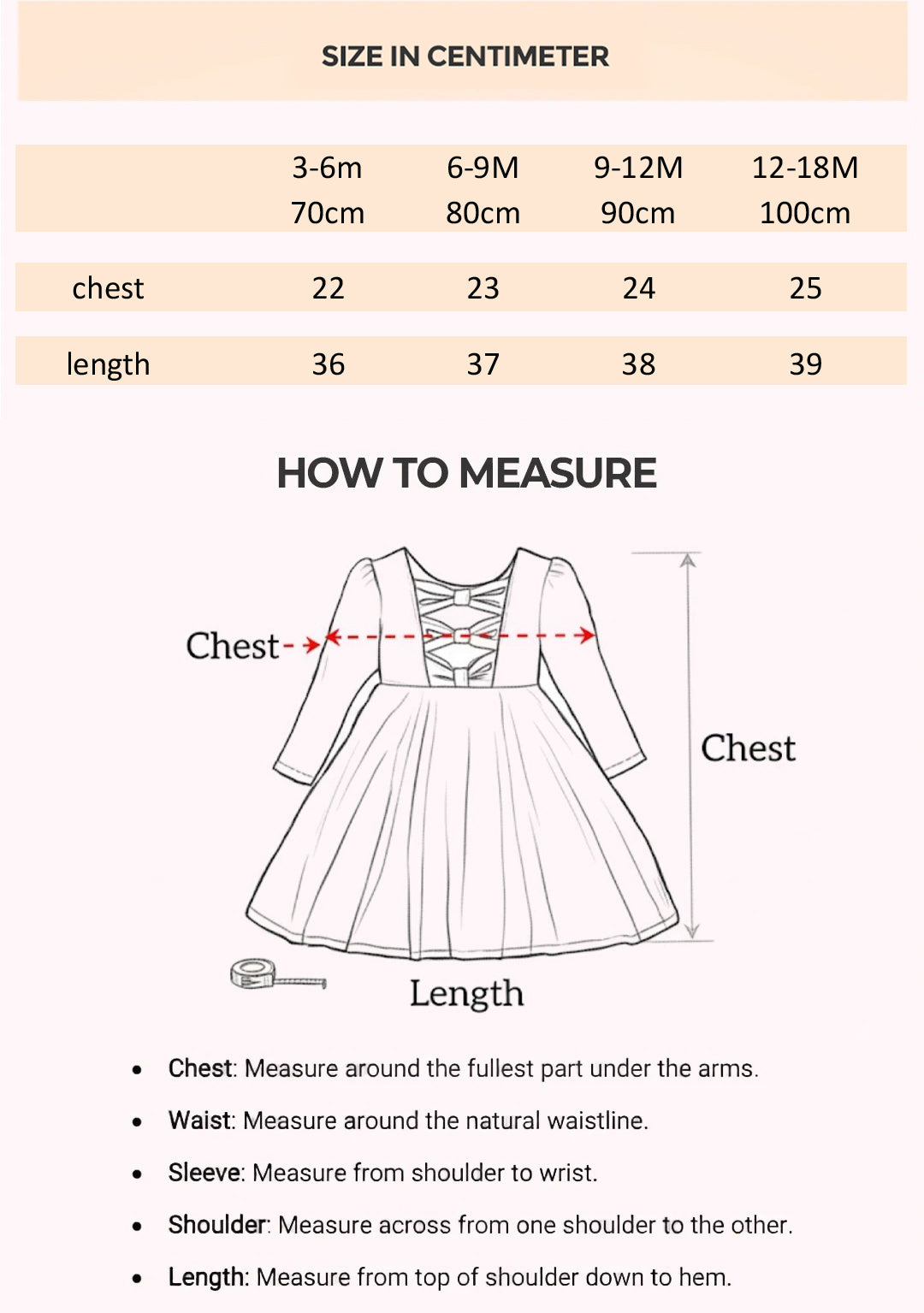 Size Chart for Juliette Casual Twin Set