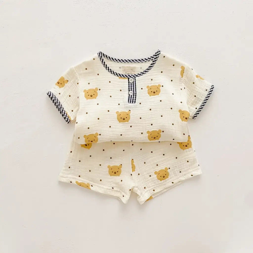 Muslin Tee and Shorts Set - Summer Baby Outfit